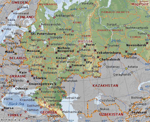 Izhevsk map
